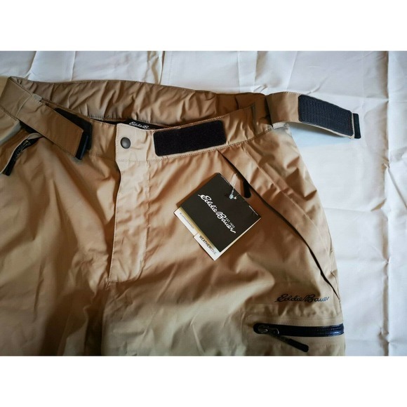 Eddie BAUER INSULATED MEN'S SNOW PANTS SIZE XL KHAKI‎ - Picture 5 of 6